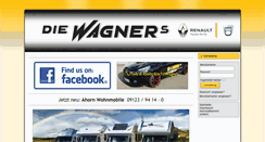 Desktop Screenshot of die-wagners.com