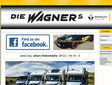 Tablet Screenshot of die-wagners.com